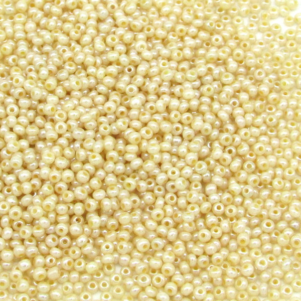 11/0 Seed Beads, Beige Pearl