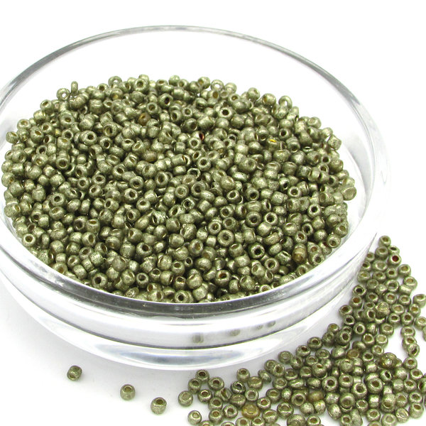 11/0 Seed Beads, Metallic Brown