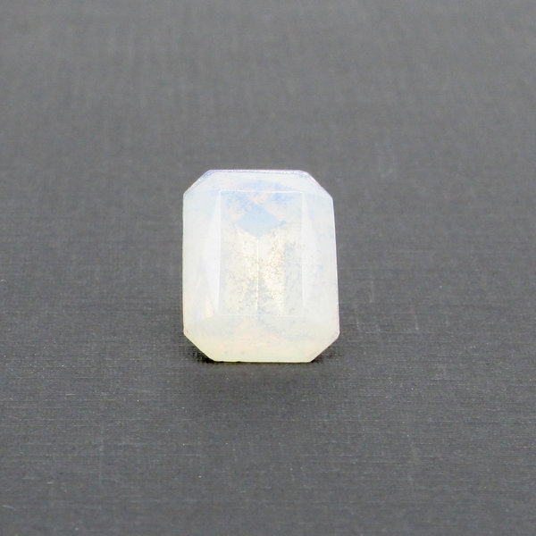19x13.8mm Octagon Baguette, Vintage Opaline Foiled Rhinestone