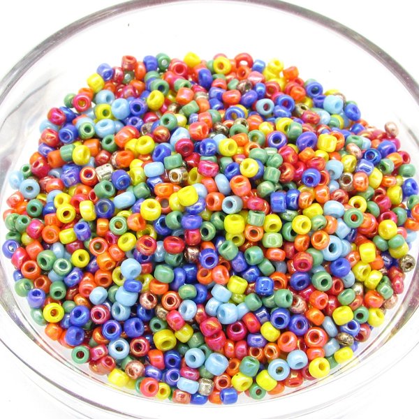 Opaque Seed Bead Mix, 11/0 Rocailles