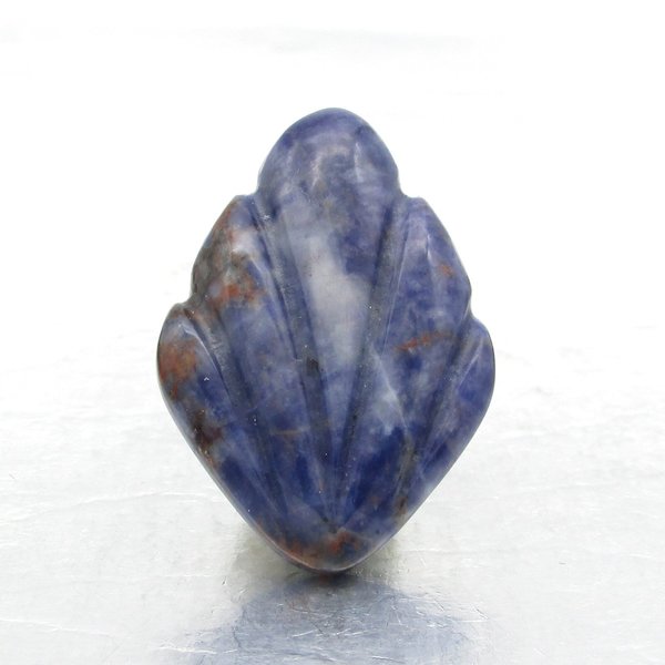 Sodalite Cabochon Art Deco Shield