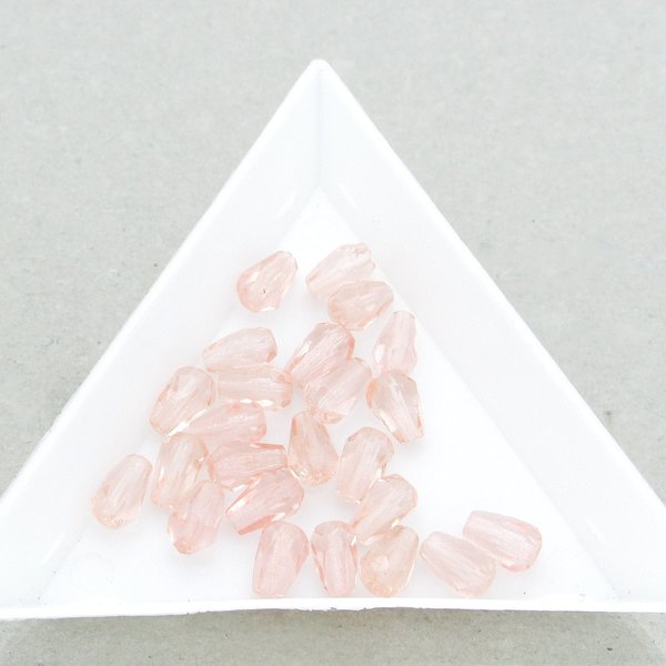 Rosaline 7x5mm Faceted Teardrop Beads