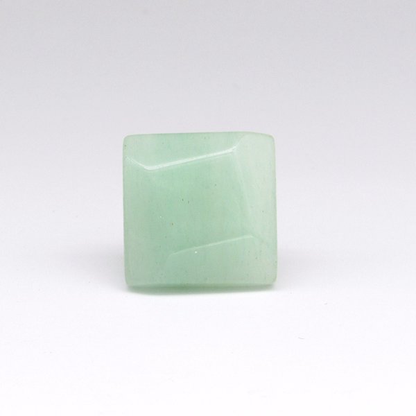 Nephrite Jade Square Cabochon, Diagonal Bevel 21mm 35.6-41.45 Carat Flat Back Stone