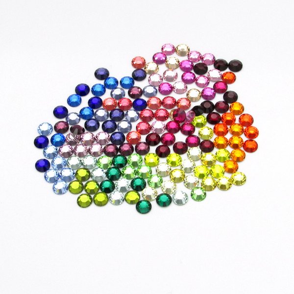 Rhinestone Flat Back Mix 20ss Machine Cut Non-Hotfix Preciosa Crystal VIVA12 Chaton Roses