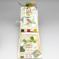 Mini Tag Junk Journal with Tab Binding