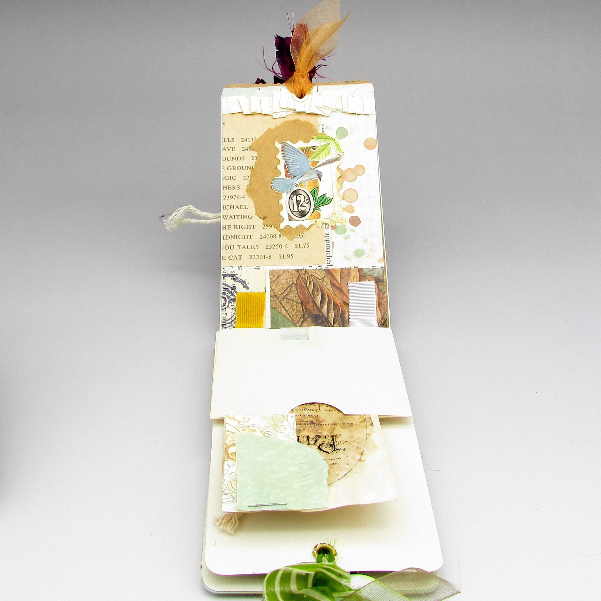 Mini Tag Junk Journal with Tab Binding