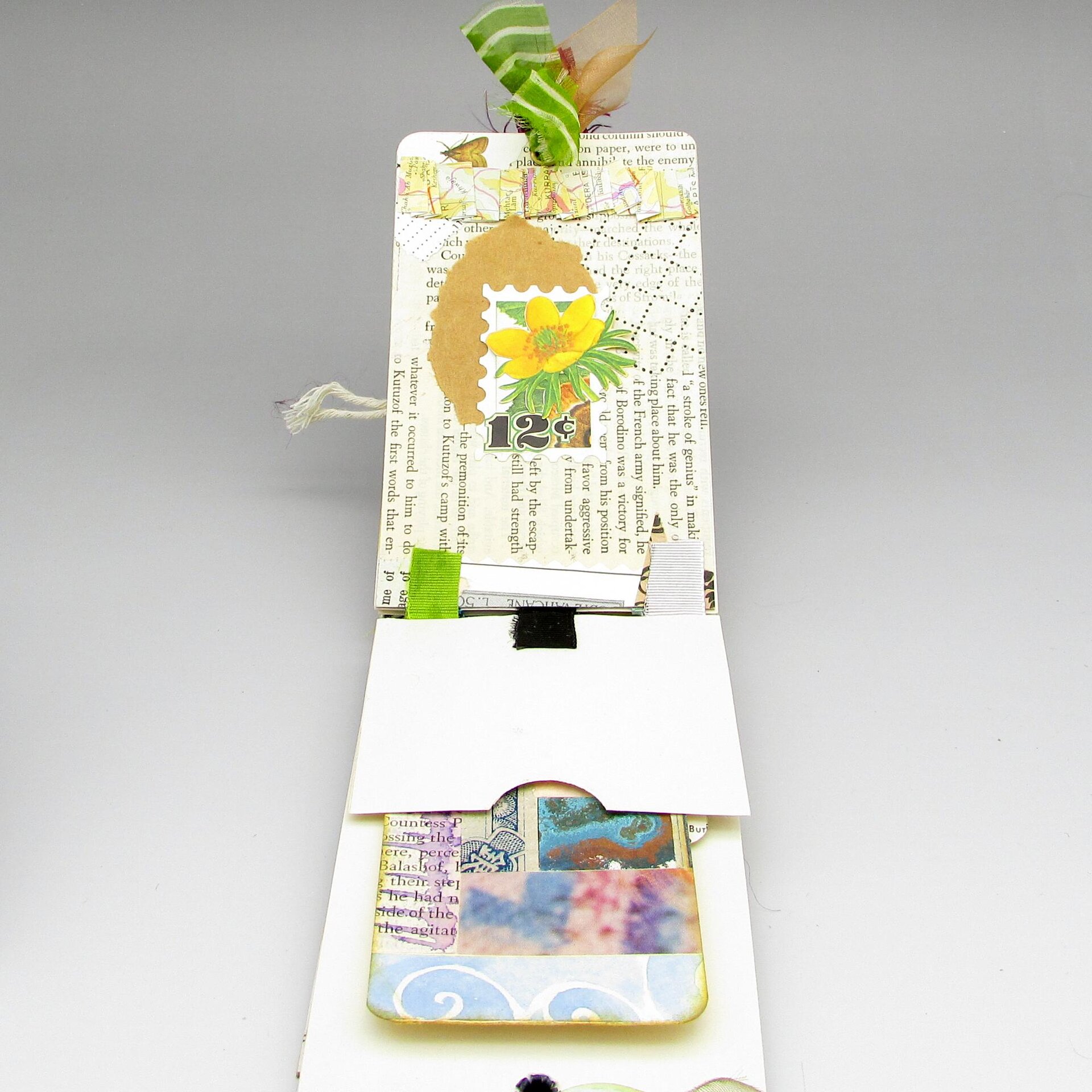 Mini Tag Junk Journal with Tab Binding